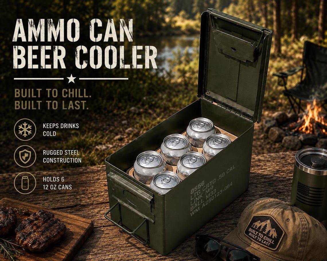 Beer Cooler Ammo Can